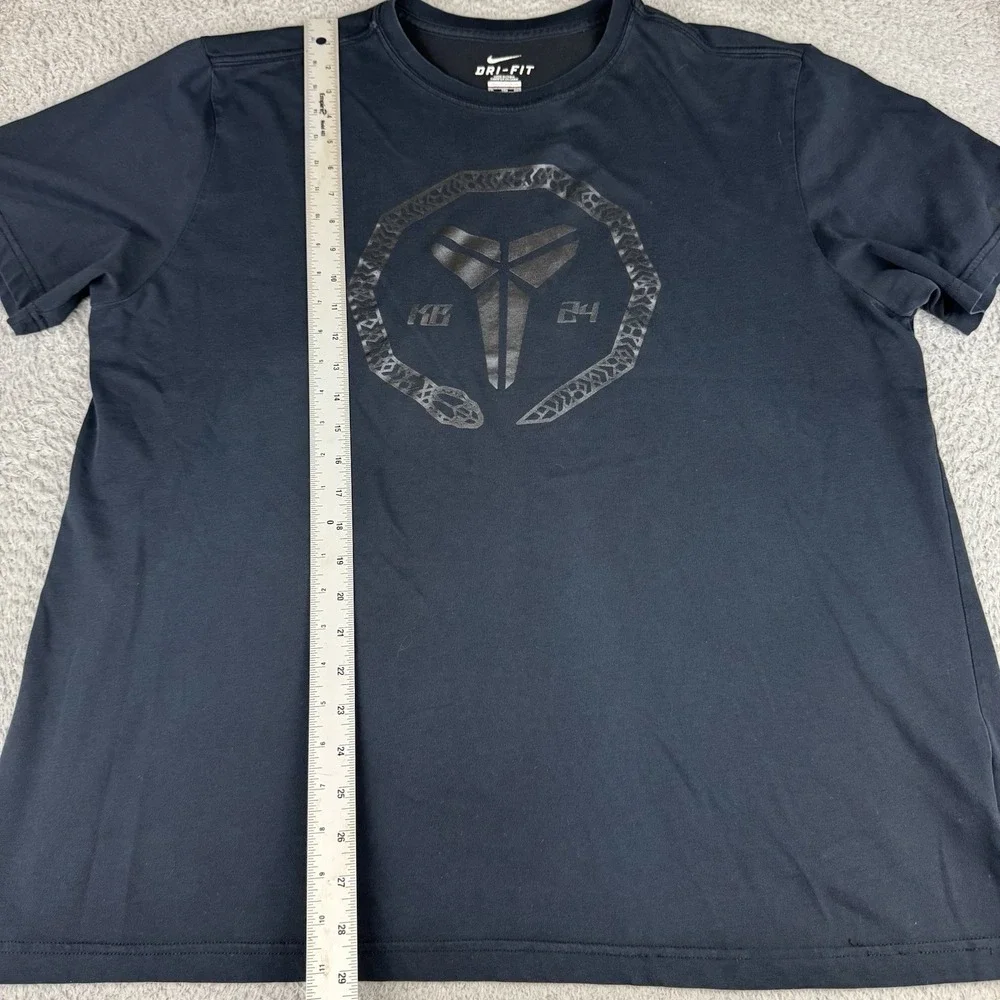 Nike Kobe Bryant KB24 Black Mamba Dri-FIT T Shirt Mens Xxl Black Snake Logo